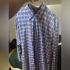 Plaid, Polo button down shirt.